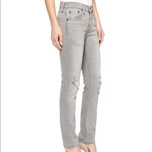 Levi’s 505c Slim Straight Leg Gray Jeans